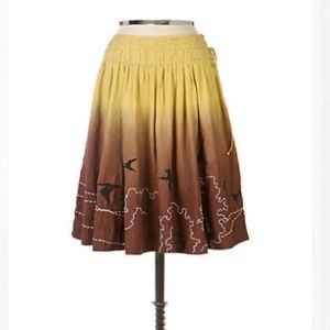 Ombre Bird skirt by Lithe